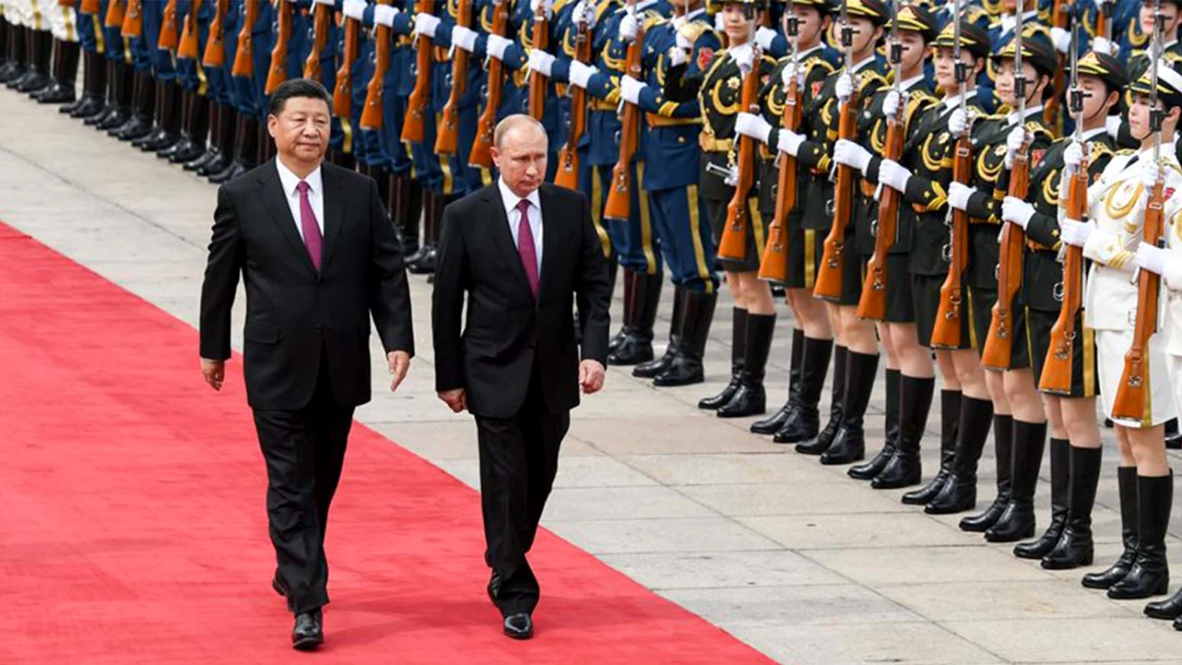 Xi Jinping și Vladimir Putin