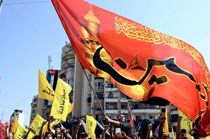 Simpatizanți Hezbolllah FOTO EPA-EFE