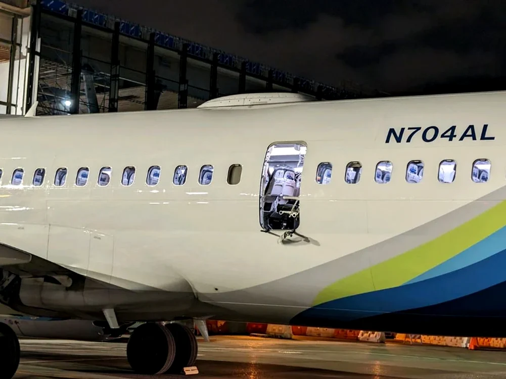 Avionul companiei Alaska Airlines FOTO Arhivă
