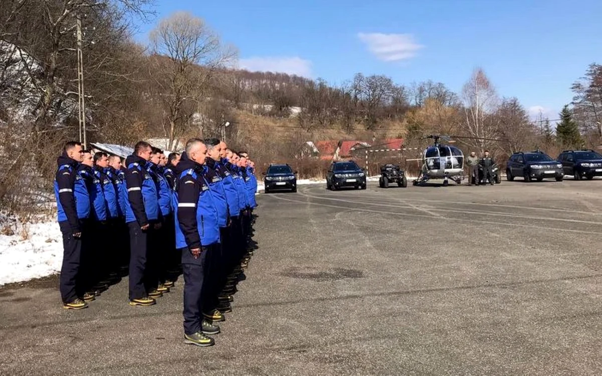 Jandarmii montani care vor suraveghea cetăţile dacice Foto: IJJ Hunedoara