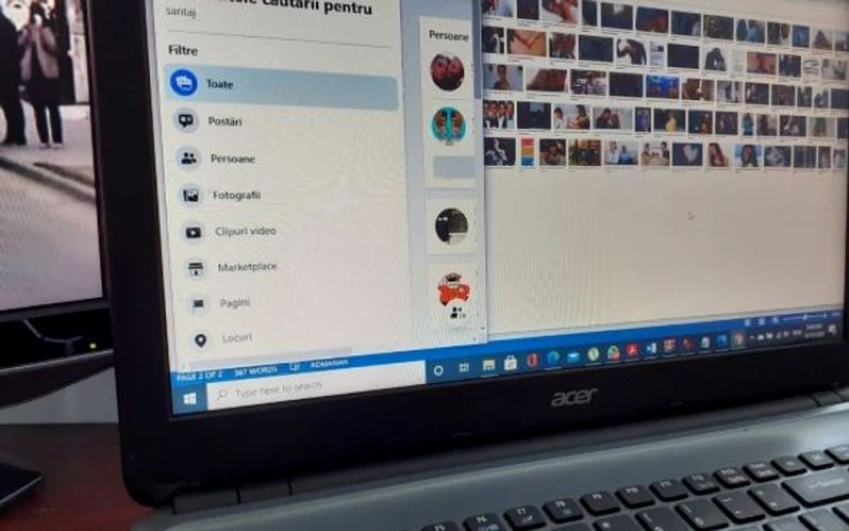 Pozele compromiţătoare au fost distribuite pe Facebook şi Messenger