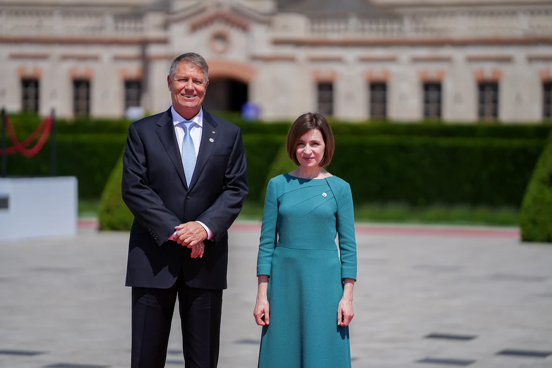 foto Klaus Iohannis și Maia Sandu
