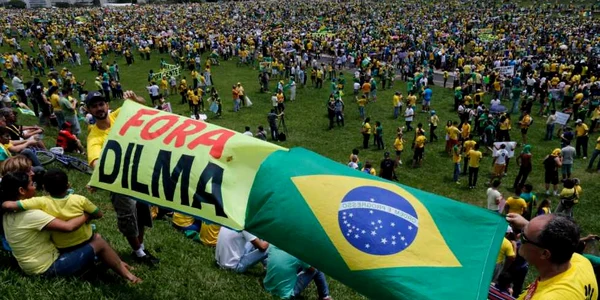 Proteste in Brazilia impotriva coruptiei si a presedintei Dilma Rousseff FOTO AP