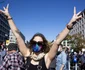 Sărbătoare şi parade la Washington după anunţul victoriei lui Joe Biden FOTO EPA-EFE / Michael Reynolds