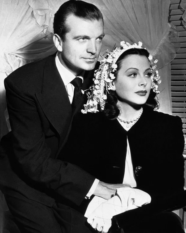 Hedy Lammar și unul dintre foștii ei soți, actorul britanic John Loder