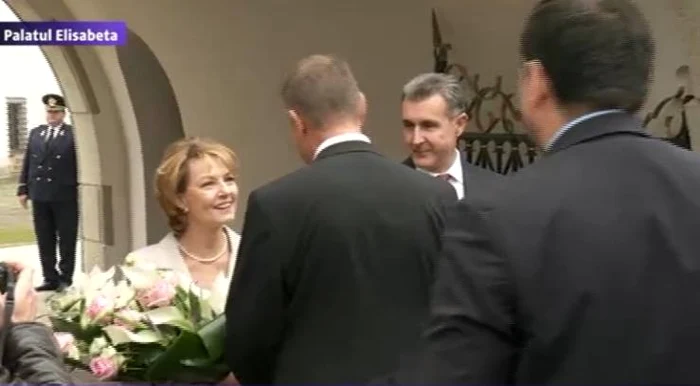 Klaus Iohannis a venit la Palatul Elisabeta pentru un prânz privat cu Regele Mihai