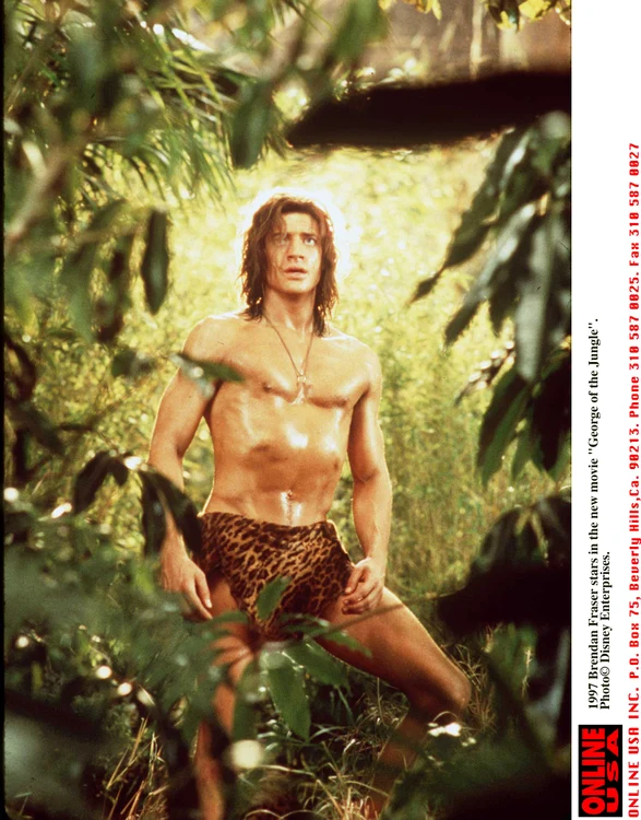 1997 Brendan Fraser stars in the new movie "George of the Jungle"  jpeg
