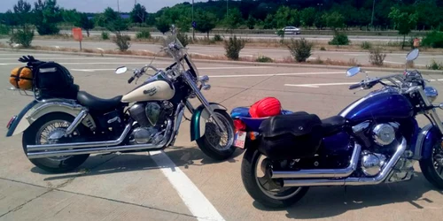 Bikers for Humanity România pe A2 Autostrada Soarelui spre Chirnogeni Sursa Facebook BHR