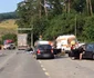 Accident mortal pe Valea Oltului DN7-E81 la Tălmaciu Sibiu în urma coliziunii dintre o motocicletă şi un TIR Foto Adevărul