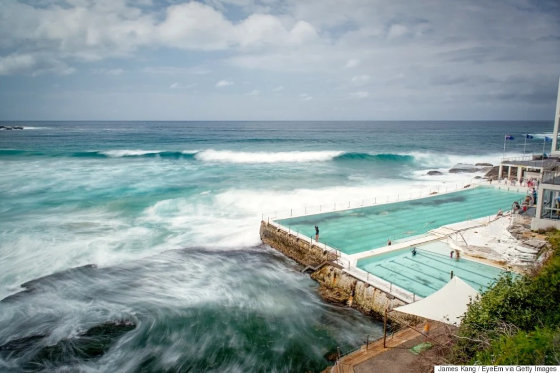 Piscina clubului de înot Bondi Icebergs din Australia FOTO Daily Mail