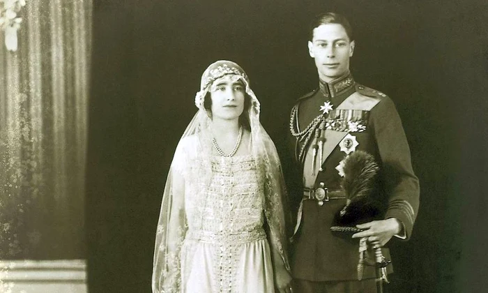 Nuntă la Curtea Angliei, în 1923: Căsătoria părinților reginei Elisabeta a II a  jpeg