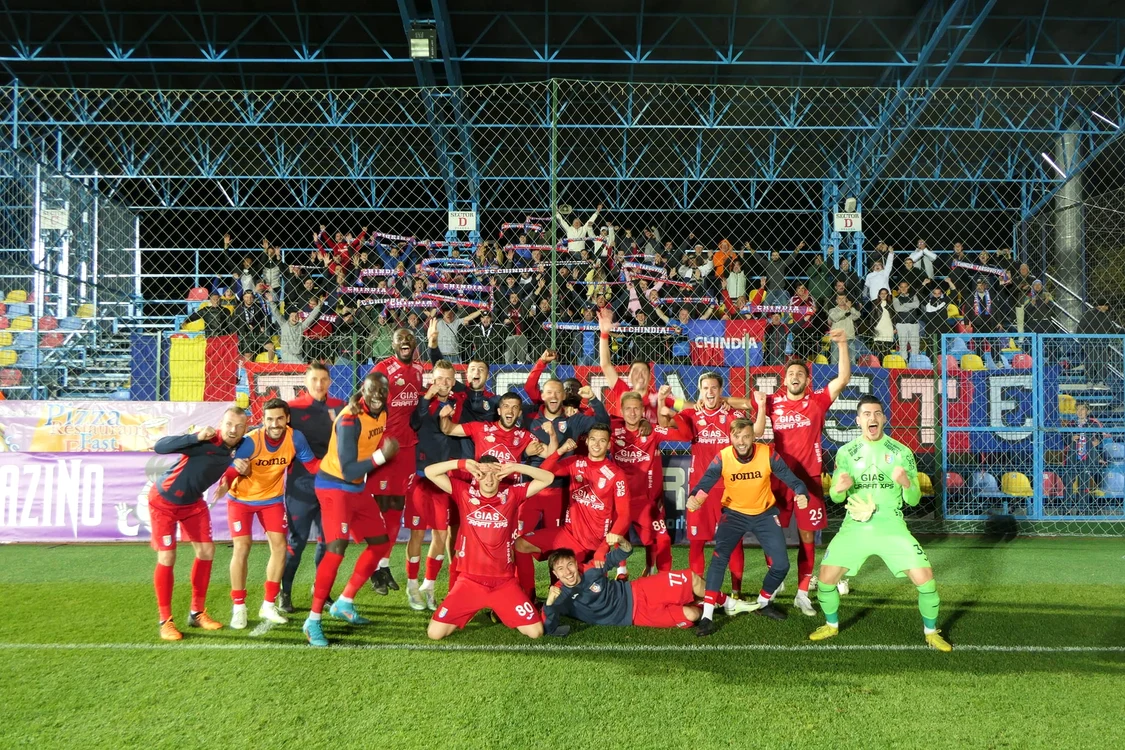 Fotbaliștii Chindiei, la al patrulea rezultat pozitiv. FOTO AFC Chindia