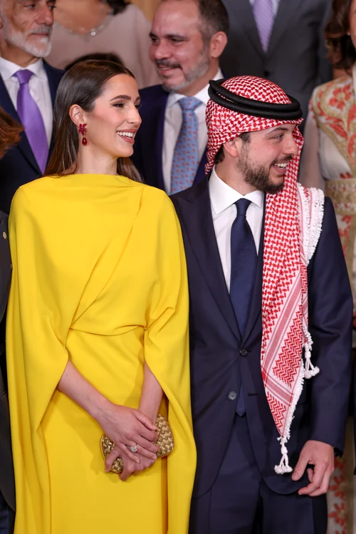 Prințesa Rajwa și Prințul Hussein al Iordaniei, Getty (2) jpg