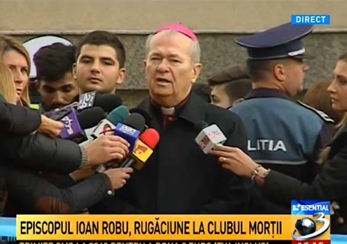 Episcopul Ioan Robu, rugăciune la clubul morţii 