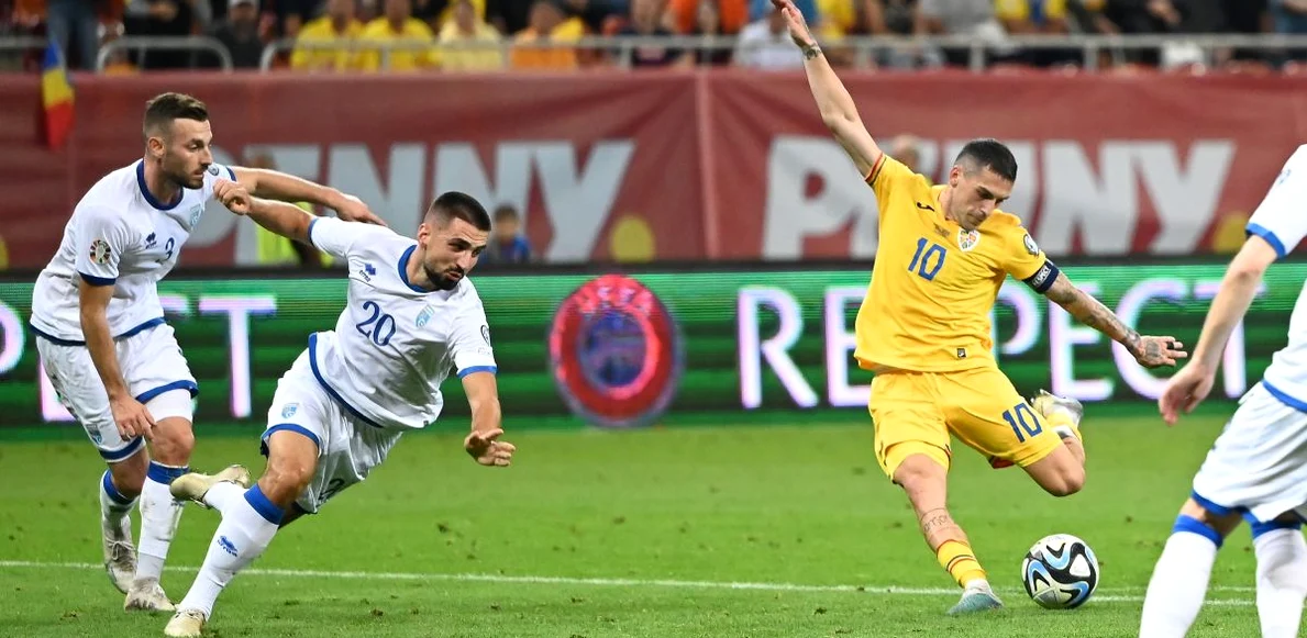 România așteaptă un cadou de la jucătorii kosovari. Foto Sportpictures