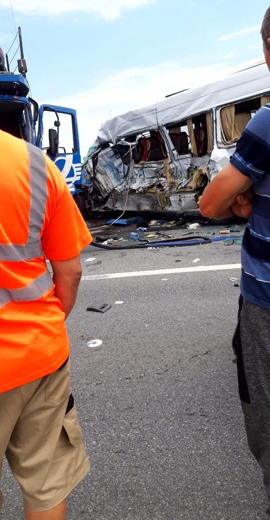 Imagini terifiante de la fața locului