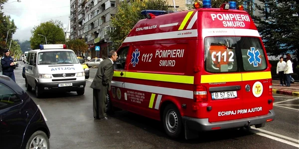 Un echipaj SMURD s-a deplasat la faţa locului Foto.arhivă