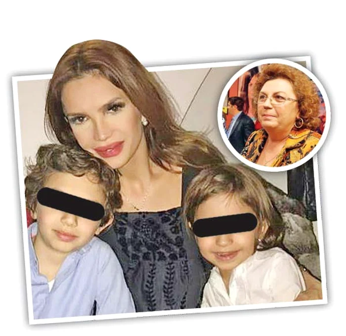 Cristina Spătar e ajutată de  Elena, mama fostului ei soţ