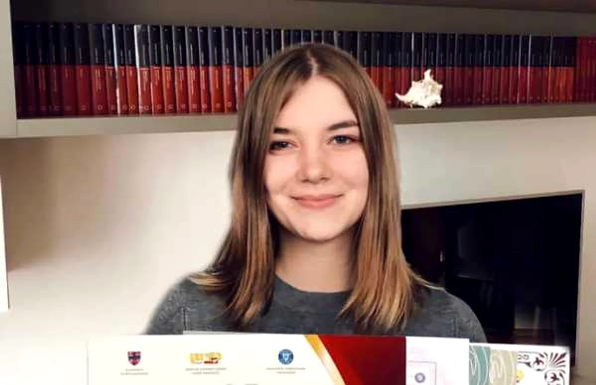 Ştefania Haiduc este pasionată de geografie FOTO Arhivă personală