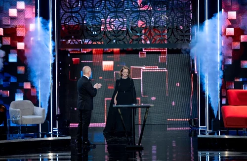 Carmen Tănase, invitată miercuri în emisiunea La bine și la Roast de la Pro Tv foto: Pro tv