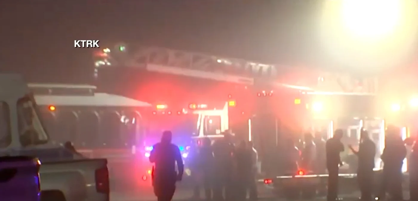 În urma impactului au murit mai multe persoane. FOTO Captura KFDM YouTube
