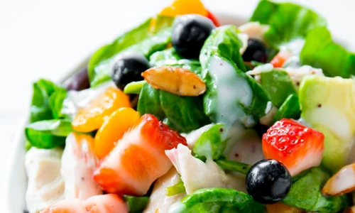 Strawberry Almond Chicken Salad with Avocado  jpeg