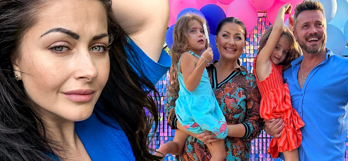 Gabriela Cristea, Tavi Clonda și cele două fiice. Foto: arhiva.