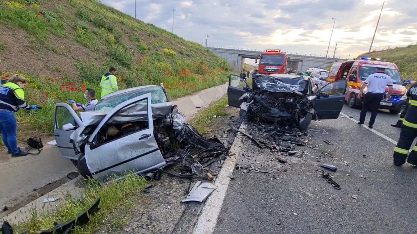 Tânăra a murit în accidentul rutier produs pe DN 3