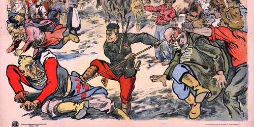 Polish soviet propaganda poster 1920 jpg