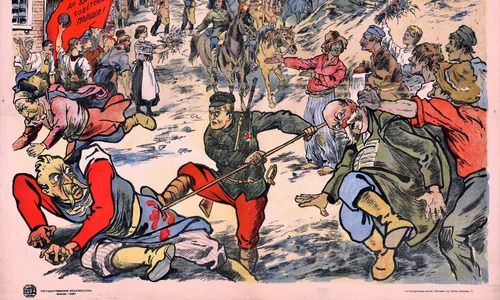 Polish soviet propaganda poster 1920 jpg