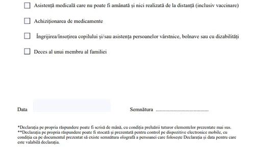 Declarația pe proprie răspundere se completează citeț și detaliat jpeg