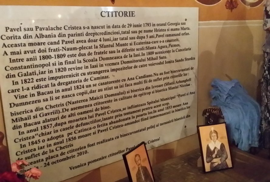  Cine au fost ctitorii Pavel și Ana Cristea, care au primit titlul de cetățeni de onoare ai Bacăului