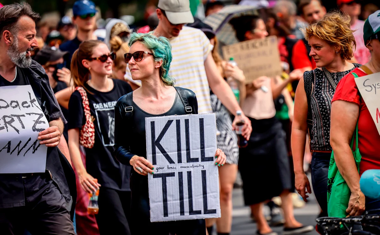 Protest față de Rammstein și la Berlin FOTO EPA-EFE