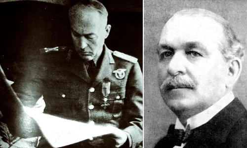 Ion Antonescu și Stelian Popescu, directorul ziarului Universul (© Wikimedia Commons)