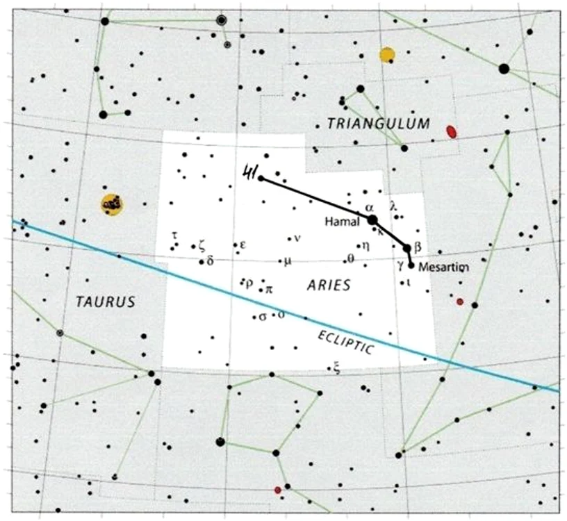 Fig. 15. Constelația Berbecului
