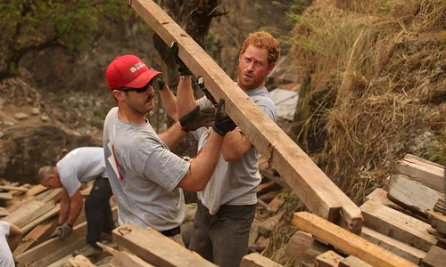 Prince Harry Helps Team Rubicon UK Charity In Nepal jpeg