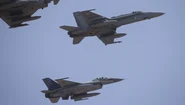 Ceremonia de certificare a detașamentului Forțelor Aeriene Finlandeze sosite în România, care vor executa misiuni de Poliție Aeriană Întărită (Enhanced Air Policing) sub comanda NATO, la baza militară de la Mihail Kogălniceanu, județul Constanța. FOT