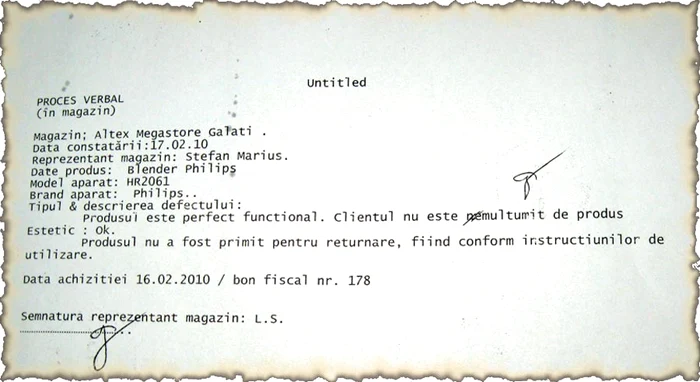 Blenderul special pentru copii a fost trimis la expertiză