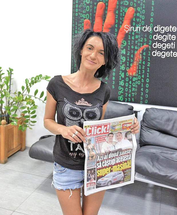 
    Petruţa Mireanu  (27 de ani) a câştigat  5.000 de lei la  Click!MANIA  