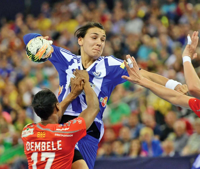 
    Românca Neagu  a fost cea mai bună  jucătoare a celor  de la Buducnost  