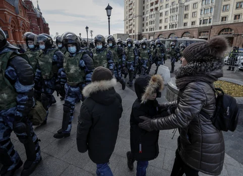 Proteste Moscova împotriva războiului din Ucraina. FOTO EPA-EFE