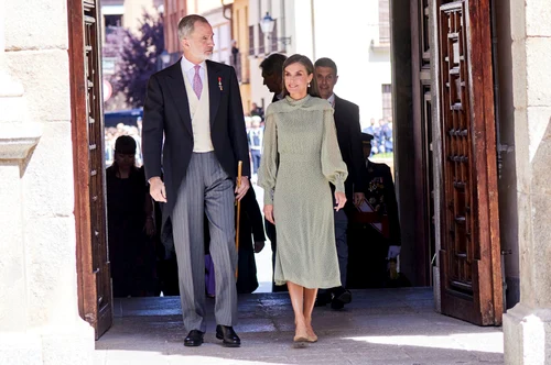 Letizia și Felipe la decernarea Premiului Miguel de Cervantes