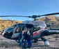 Soții Hill și cei doi copii ai lor s-au plimbat cu elicopterul deasupra Marelui Canion