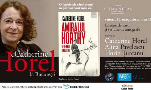 Catherine Horel la București: lansarea volumului «Amiralul Horthy» jpeg