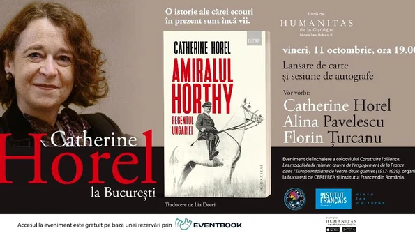 Catherine Horel la București: lansarea volumului «Amiralul Horthy» jpeg