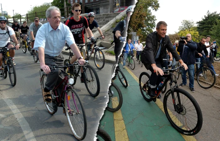 Preşedintele Ungariei a participat în 2006 şi 2007 la protestele bicicliştilor din Budapesta.