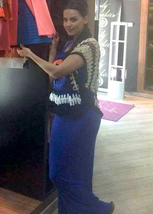 Pentru a ascunde kilogramele în plus, Lavinia Pârvă a fost nevoită să poarte rochii lungi şi haine largi