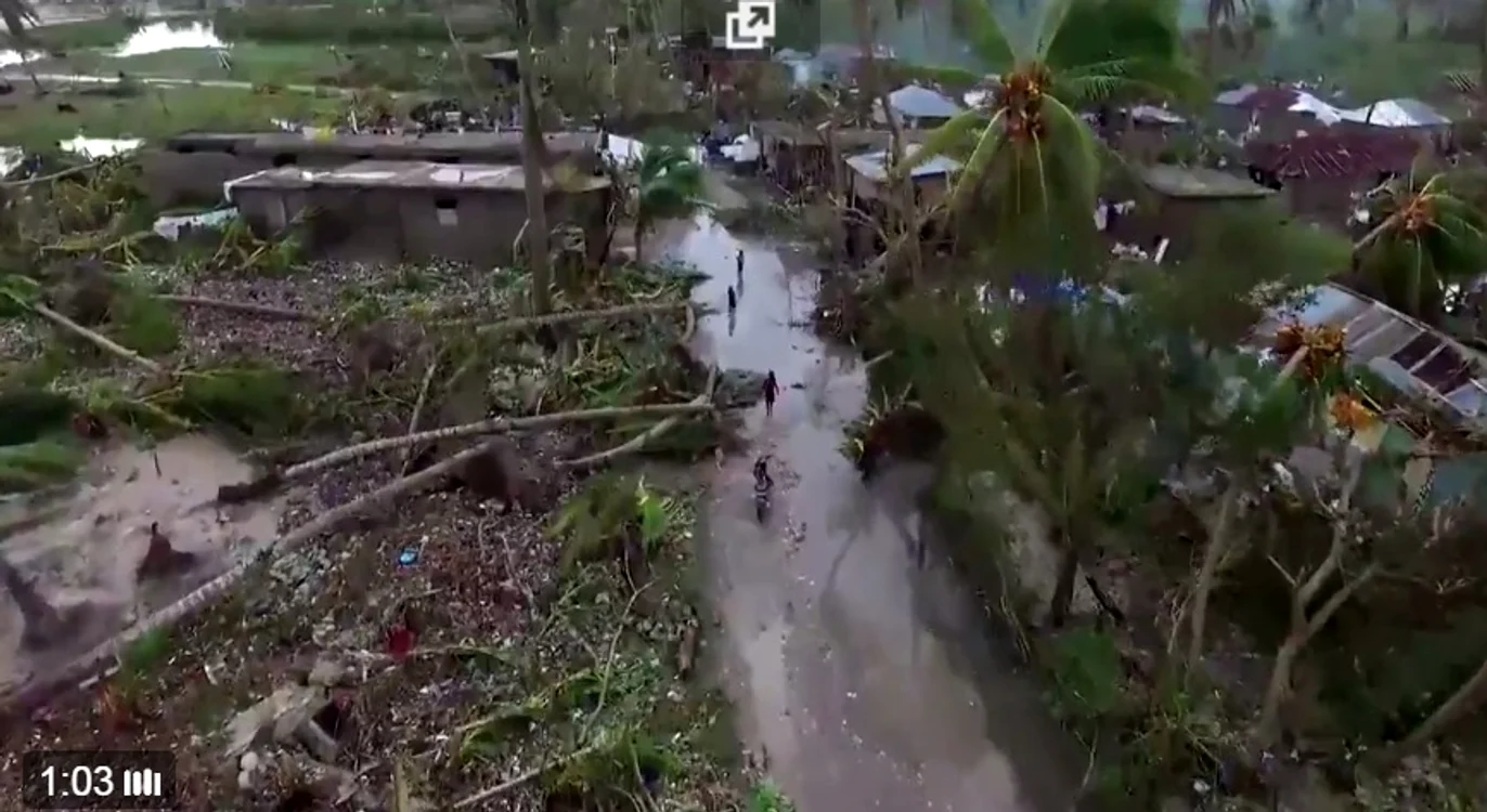 Dezastrul lăsat în urmă de Uraganul Matthew în Haiti