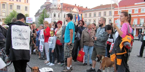 protest anti-eutanasiere cluj