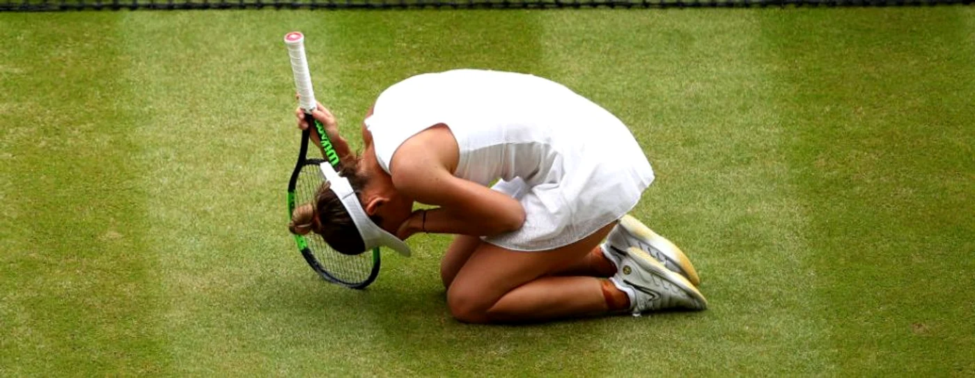 Serena Williams Simona Halep în finală la Wimbledon 2019 FOTO Guliver / Getty Images / Shaun Botterill